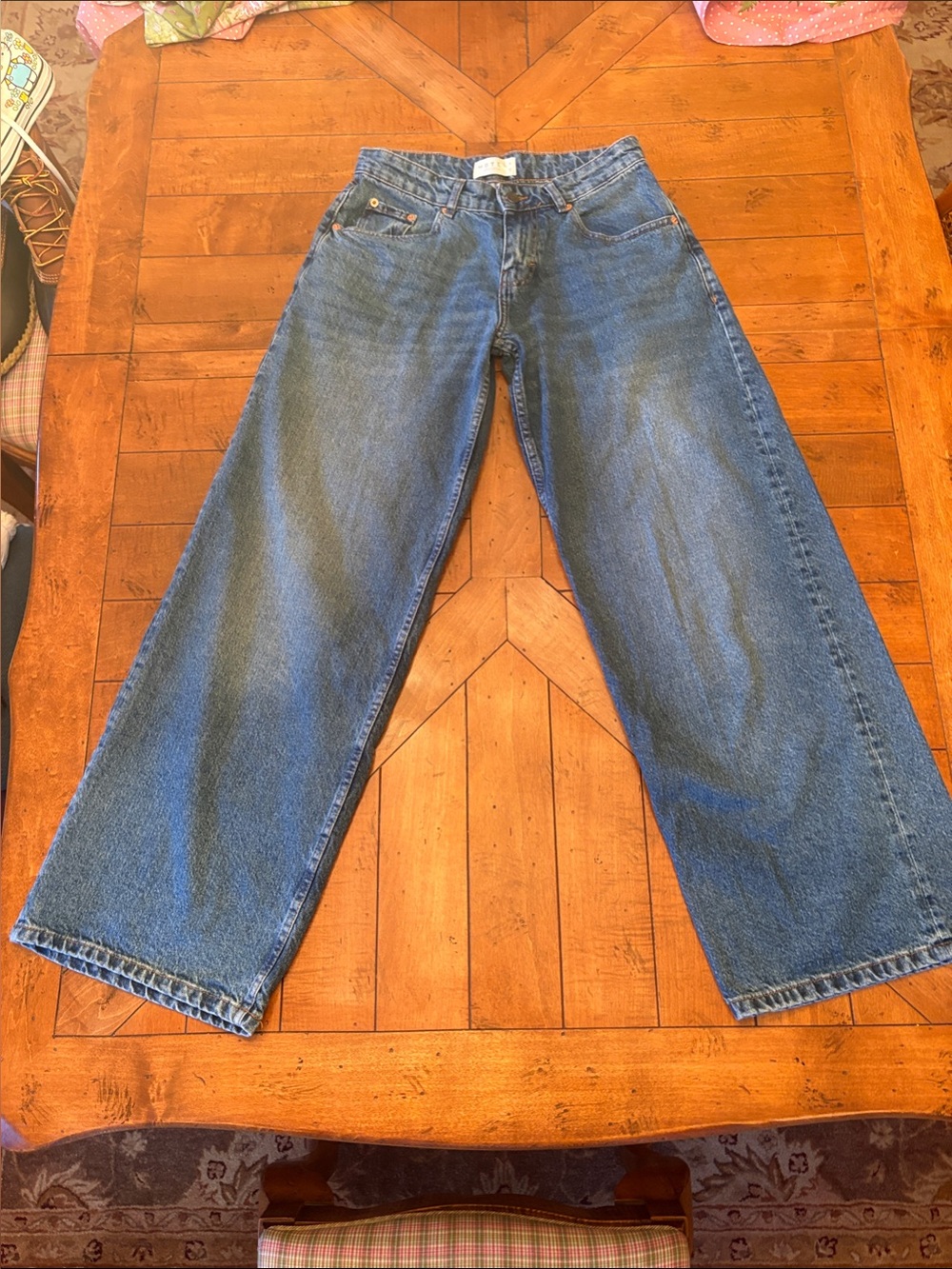 Motel Rocks Wide Leg Jeans 26x32